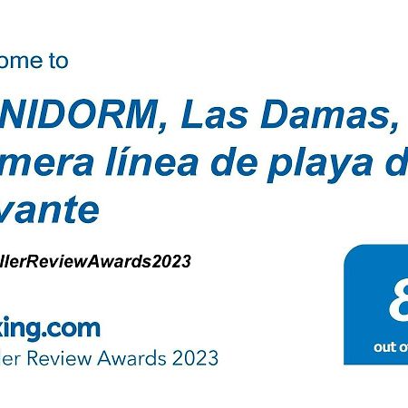 Benidorm, Las Damas, Primera Linea De Playa De Levante מראה חיצוני תמונה
