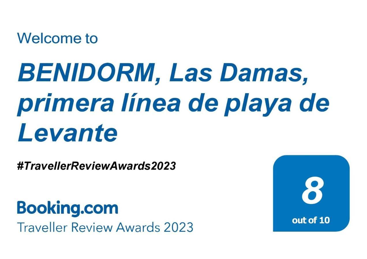 Benidorm, Las Damas, Primera Linea De Playa De Levante מראה חיצוני תמונה